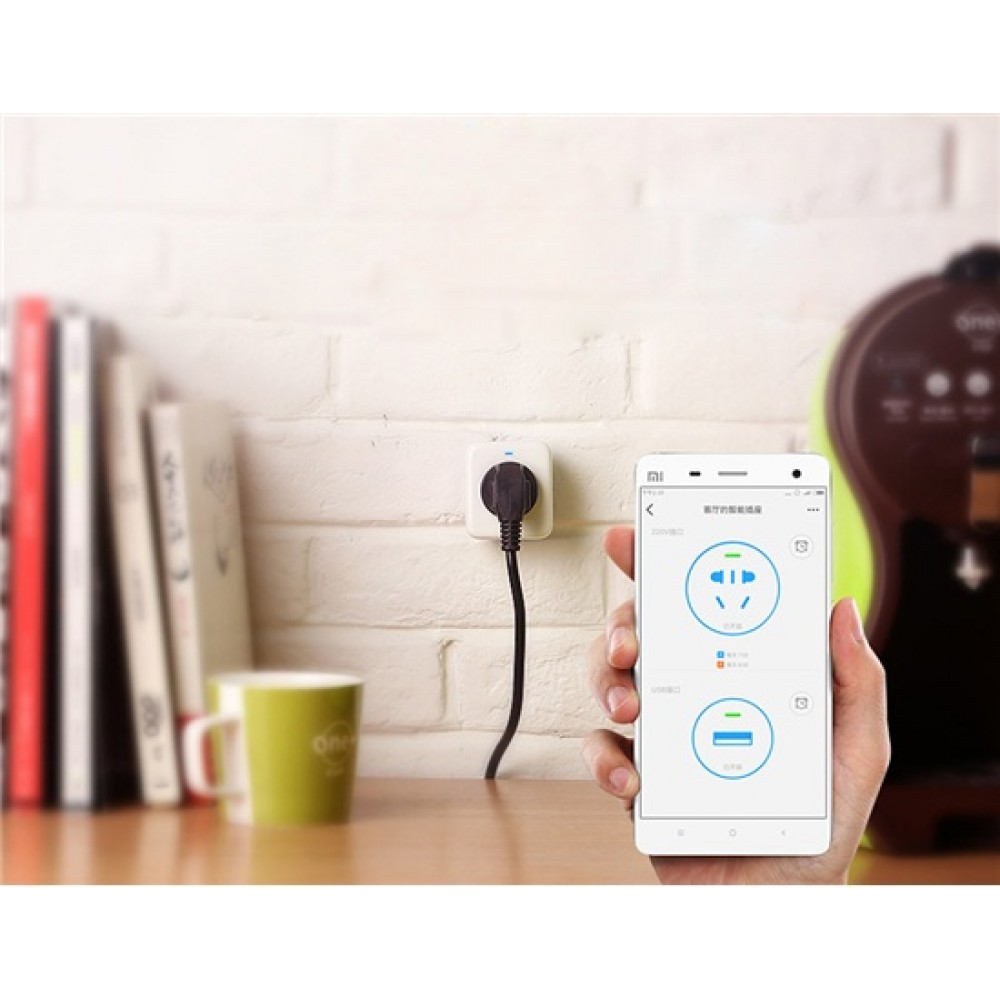 Smart Socket WiFi Phone Charger Wireless Remote Control Smart Plug (White) Smart Socket WiFi Phone Charger Wireless Remote Control Smart Plug (White)