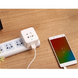 Smart Socket WiFi Phone Charger Wireless Remote Control Smart Plug (White) Smart Socket WiFi Phone Charger Wireless Remote Control Smart Plug (White)