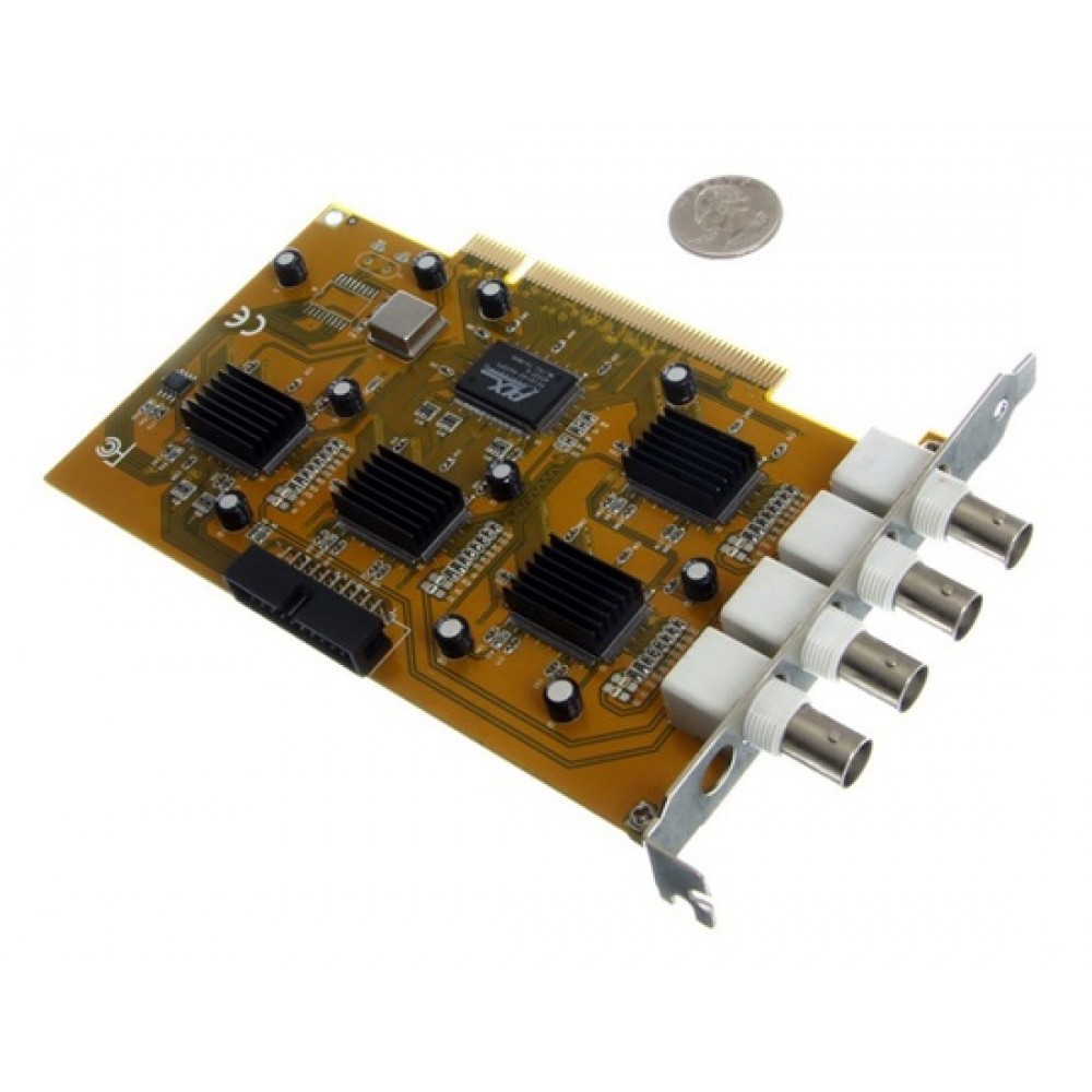 1612 4 Channel DVR Video Capture Card (Yellow)