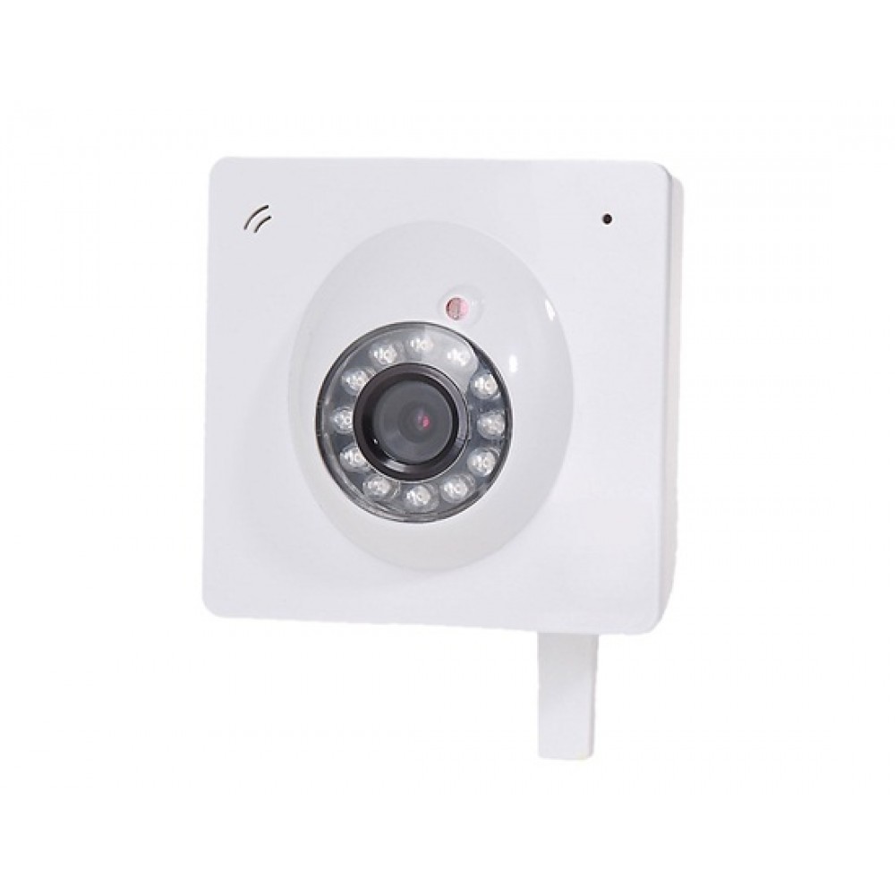 H.264 Wireless IP Webcam with Microphone Speaker (White)