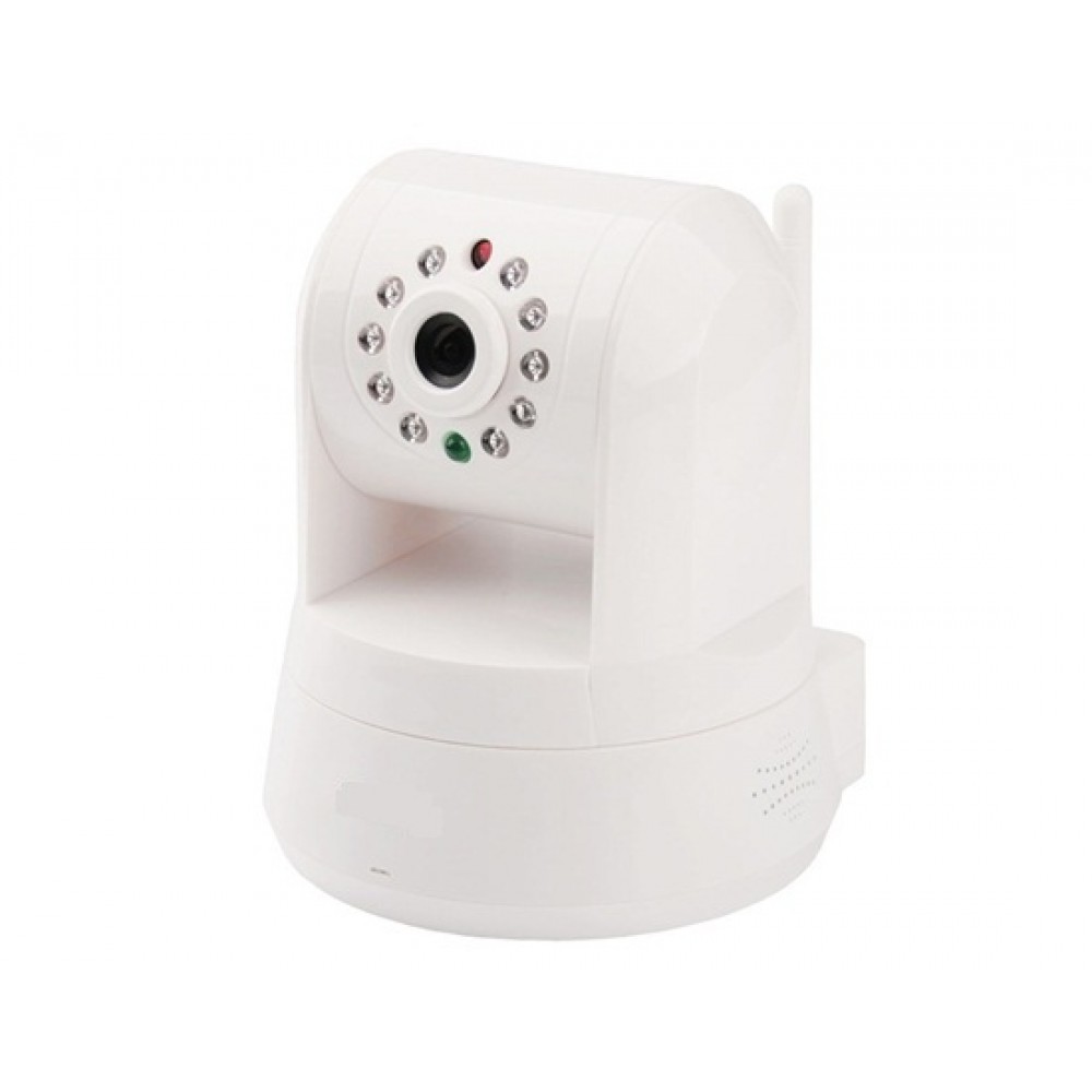 iProbot 3 1/4 Inch CMOS Sensor Wireless HD Network Camera with Microphone and Speaker (White)