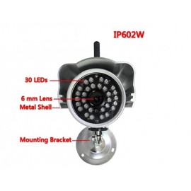 TENVIS 1/4 Inch CMOS Sensor Outdoor Waterproof Wireless Network Camera (Silver)