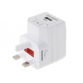 933U AC 3A 250VDC 5V Multifunction USB Adapter Soc..