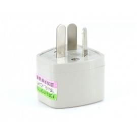 Universal Outlet Power Adapter Australian Plug (Silver)