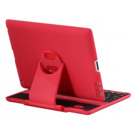 ABS Plastic 360 Degree Rotation Bluetooth Keyboard & Protective Case with Stand for iPad 2/3/4 (Red) ABS Plastic 360 Degree Rotation Bluetooth Keyboard & Protective Case with Stand for iPad 2/3/4 (Red)