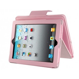 Faux Leather Flip Case with Built-in Bluetooth Keyboard for iPad 2/3/4 (Pink) Faux Leather Flip Case with Built-in Bluetooth Keyboard for iPad 2/3/4 (Pink)