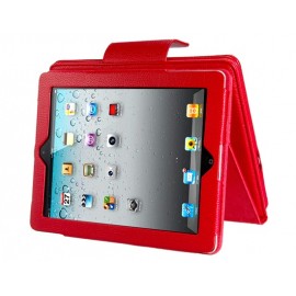 Faux Leather Flip Case with Built-in Bluetooth Keyboard for iPad 2/3/4 (Red) Faux Leather Flip Case with Built-in Bluetooth Keyboard for iPad 2/3/4 (Red)