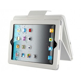 Faux Leather Flip Case with Built-in Bluetooth Keyboard for iPad 2/3/4 (White) Faux Leather Flip Case with Built-in Bluetooth Keyboard for iPad 2/3/4 (White)