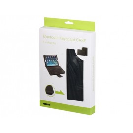 Faux Leather Flip Case with Built-in Bluetooth Keyboard for iPad Air (Black) Faux Leather Flip Case with Built-in Bluetooth Keyboard for iPad Air (Black)