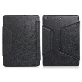 Oracle Pattern Faux Leather Flip Case with Built-in Bluetooth Keyboard for iPad Air (Black)