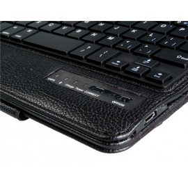 Faux Leather Flip Case with Built-in Bluetooth Keyboard for iPad Mini 3/2/1 (Black) Faux Leather Flip Case with Built-in Bluetooth Keyboard for iPad Mini 3/2/1 (Black)