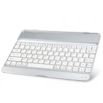 Ultra-Thin Mobile Wireless Bluetooth Aluminium Alloy Keyboard for iPad Air (White)