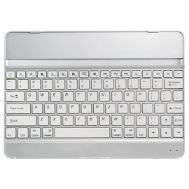 Ultra-Thin Mobile Wireless Bluetooth Aluminium Alloy Keyboard for iPad Air (White)