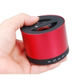 My vision N9 Mini Wireless Stereo Bluetooth Speaker with Card Reader (Red)