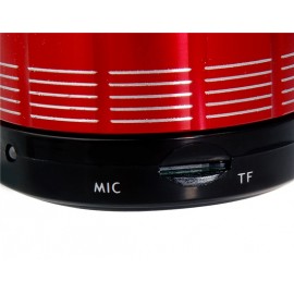 MUSIC S12 Mini Wireless Bluetooth Speaker with TF Card Reader for iPhone, iPad, PC (Red) MUSIC S12 Mini Wireless Bluetooth Speaker with TF Card Reader for iPhone, iPad, PC (Red)